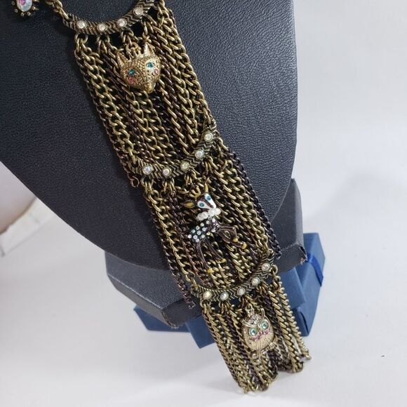 Betsey Johnson vintage chain Critters necklace - Picture 6 of 7